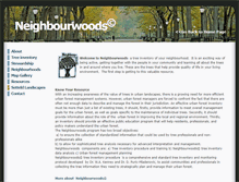 Tablet Screenshot of neighbourwoods.org